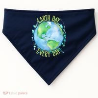 Earth Day Every Day USA-Made Doggie Bandana thumb 0