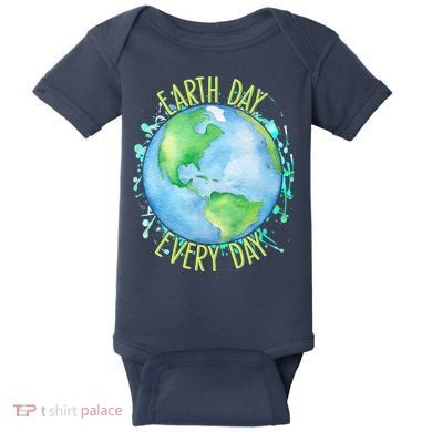 Earth Day Every Day Baby Bodysuit