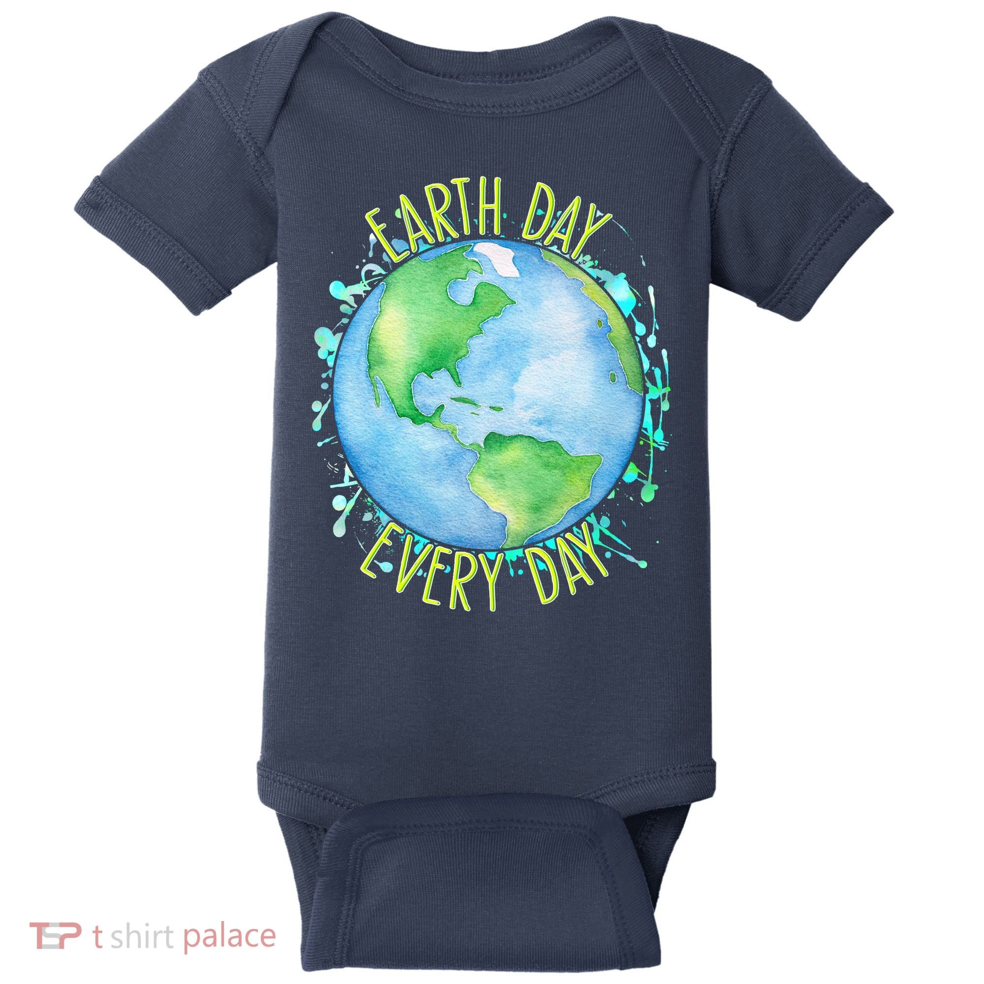 Earth Day Every Day Baby Bodysuit
