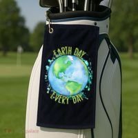 Earth Day Every Day Golf Towel thumb 2