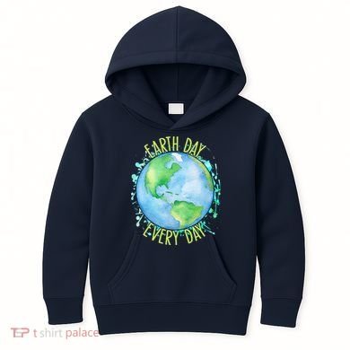 Earth Day Every Day Kids Hoodie