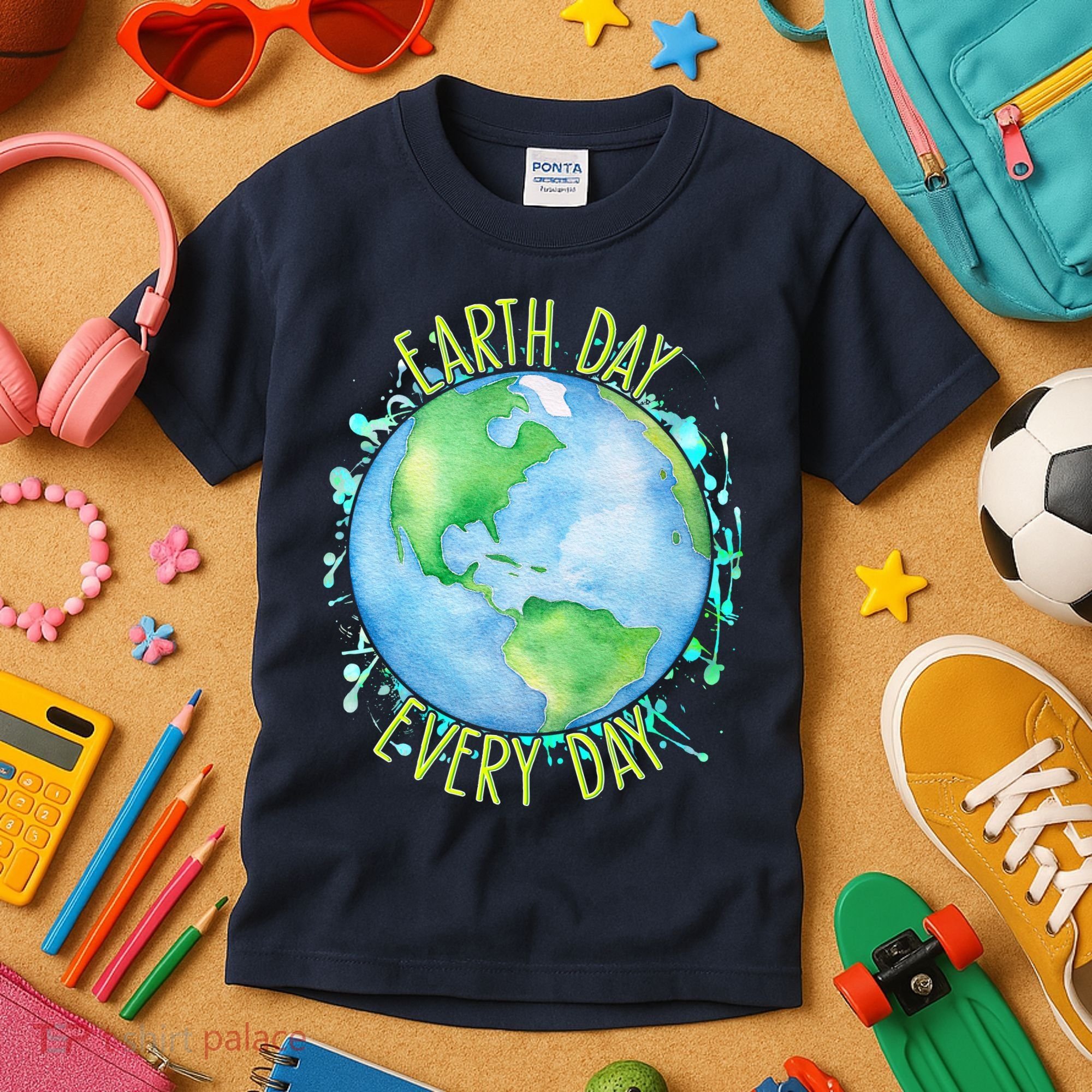Earth Day Every Day Kids T-Shirt
