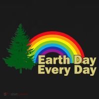 Earth Day Every Day Rainbow Backpack thumb 2