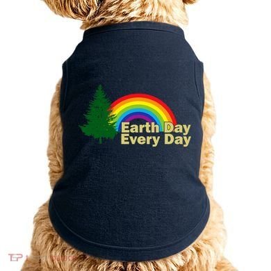 Earth Day Every Day Rainbow Doggie Tank