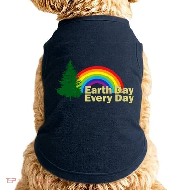 Earth Day Every Day Rainbow Doggie Tank