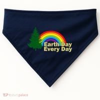 Earth Day Every Day Rainbow USA-Made Doggie Bandana thumb 0