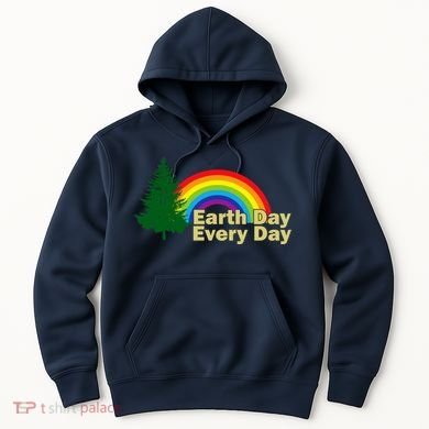 Earth Day Every Day Rainbow Hoodie