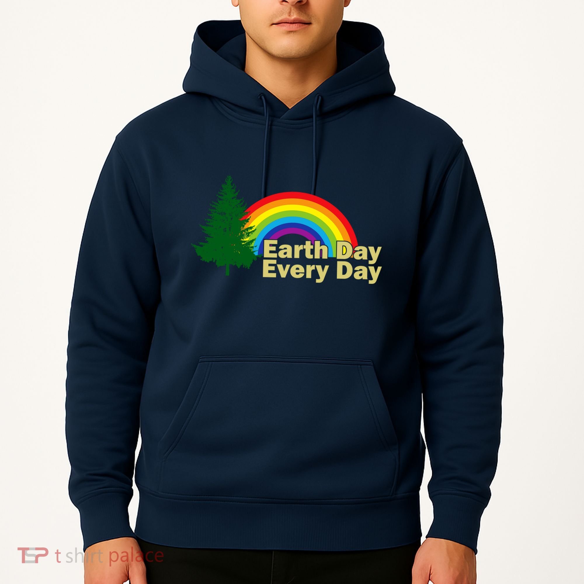 Earth Day Every Day Rainbow Hoodie