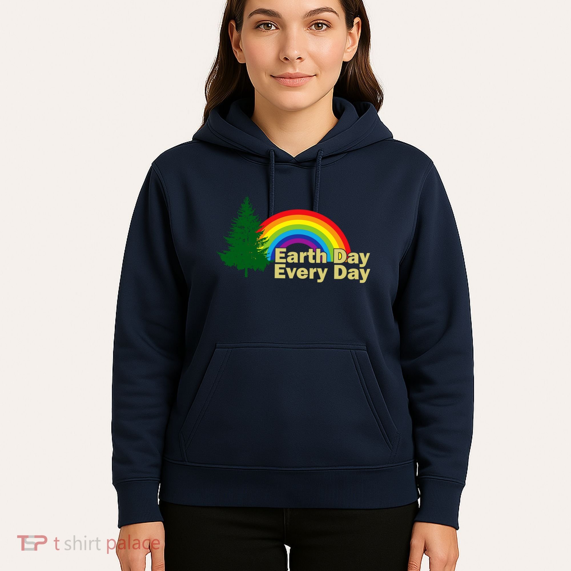 Earth Day Every Day Rainbow Hoodie