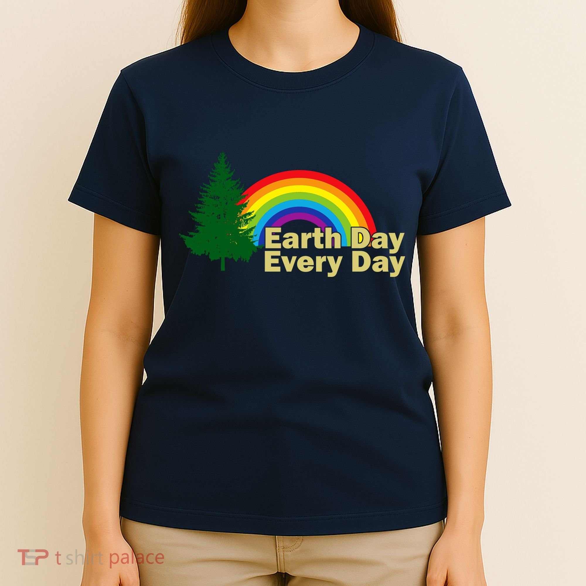 Earth Day Every Day Rainbow T-Shirt