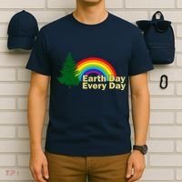Earth Day Every Day Rainbow T-Shirt thumb 6