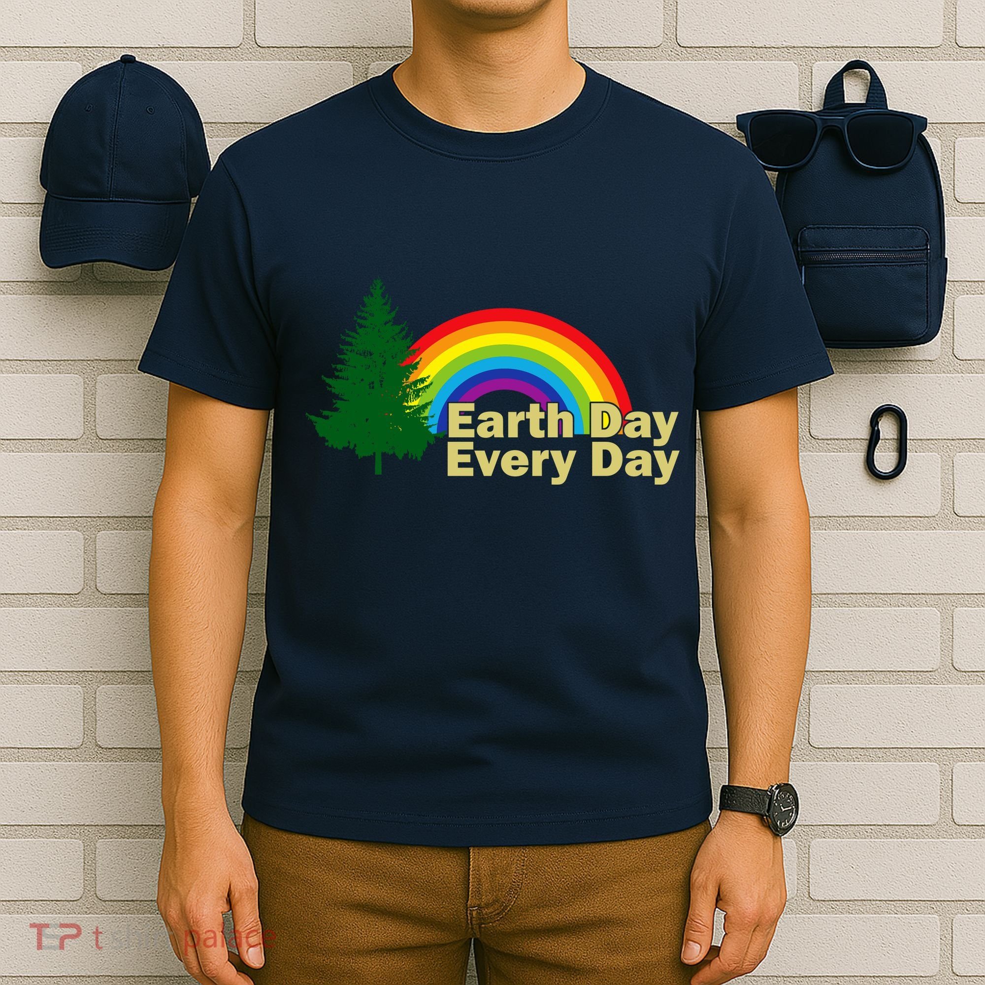 Earth Day Every Day Rainbow T-Shirt