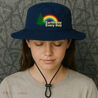 Earth Day Every Day Rainbow Bucket Hat thumb 3
