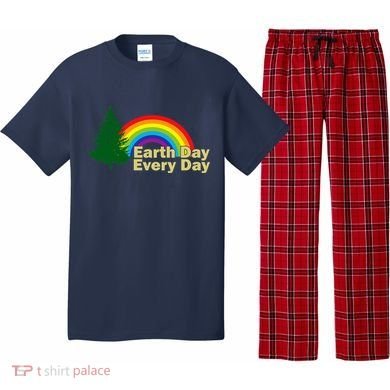 Earth Day Every Day Rainbow Pajama Set