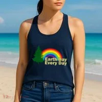 Earth Day Every Day Rainbow Women's Tank Top thumb 2
