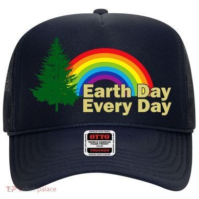 Earth Day Every Day Rainbow Hat