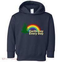 Earth Day Every Day Rainbow Toddler Hoodie thumb 0