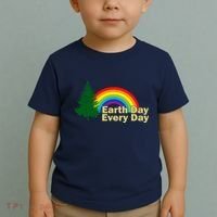 Earth Day Every Day Rainbow Toddler T-Shirt thumb 2