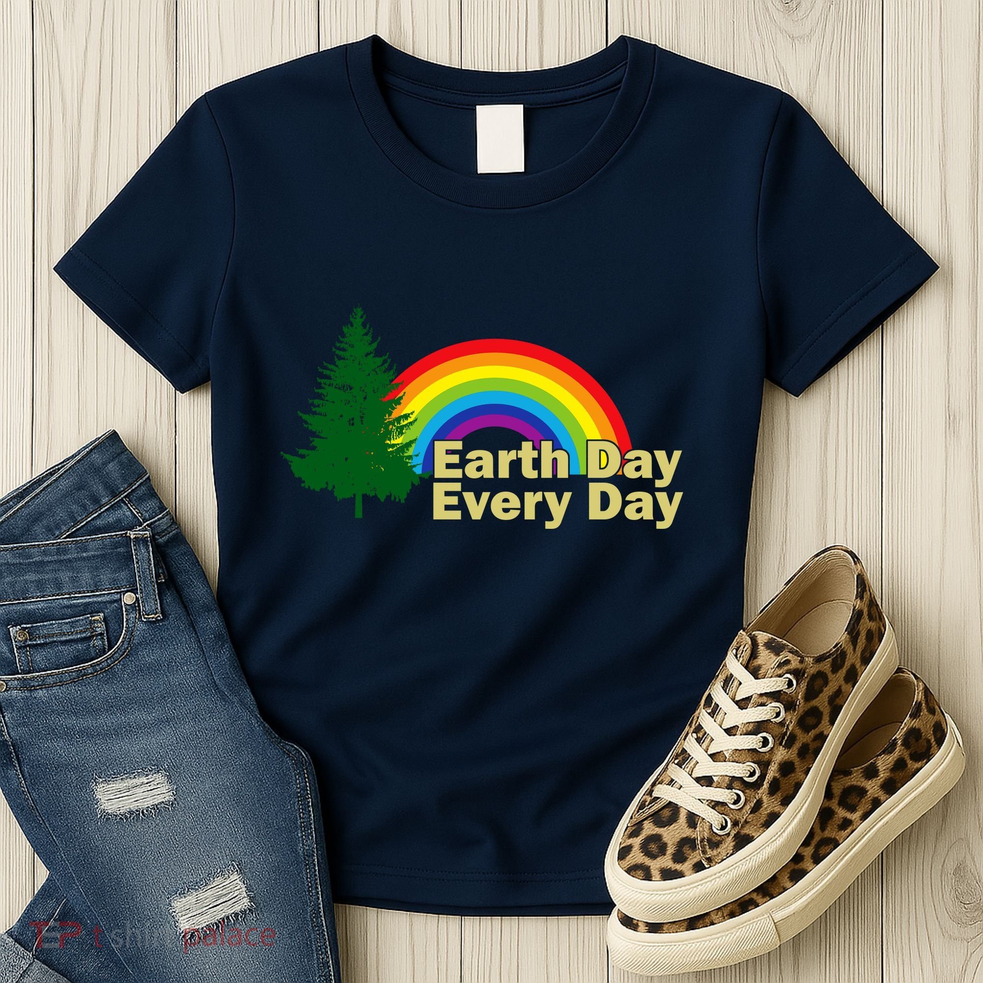 Earth Day Every Day Rainbow Women's T-Shirt