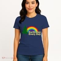 Earth Day Every Day Rainbow Women's T-Shirt thumb 4
