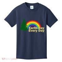 Earth Day Every Day Rainbow Kids T-Shirt thumb 0