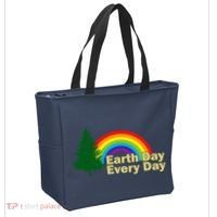 Earth Day Every Day Rainbow Tote Bag thumb 2