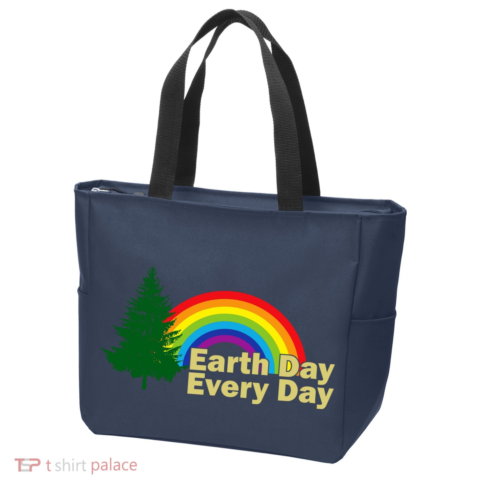Earth Day Every Day Rainbow Tote Bag