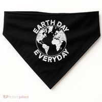 Earth Day Everyday Earth Distressed USA-Made Doggie Bandana thumb 0