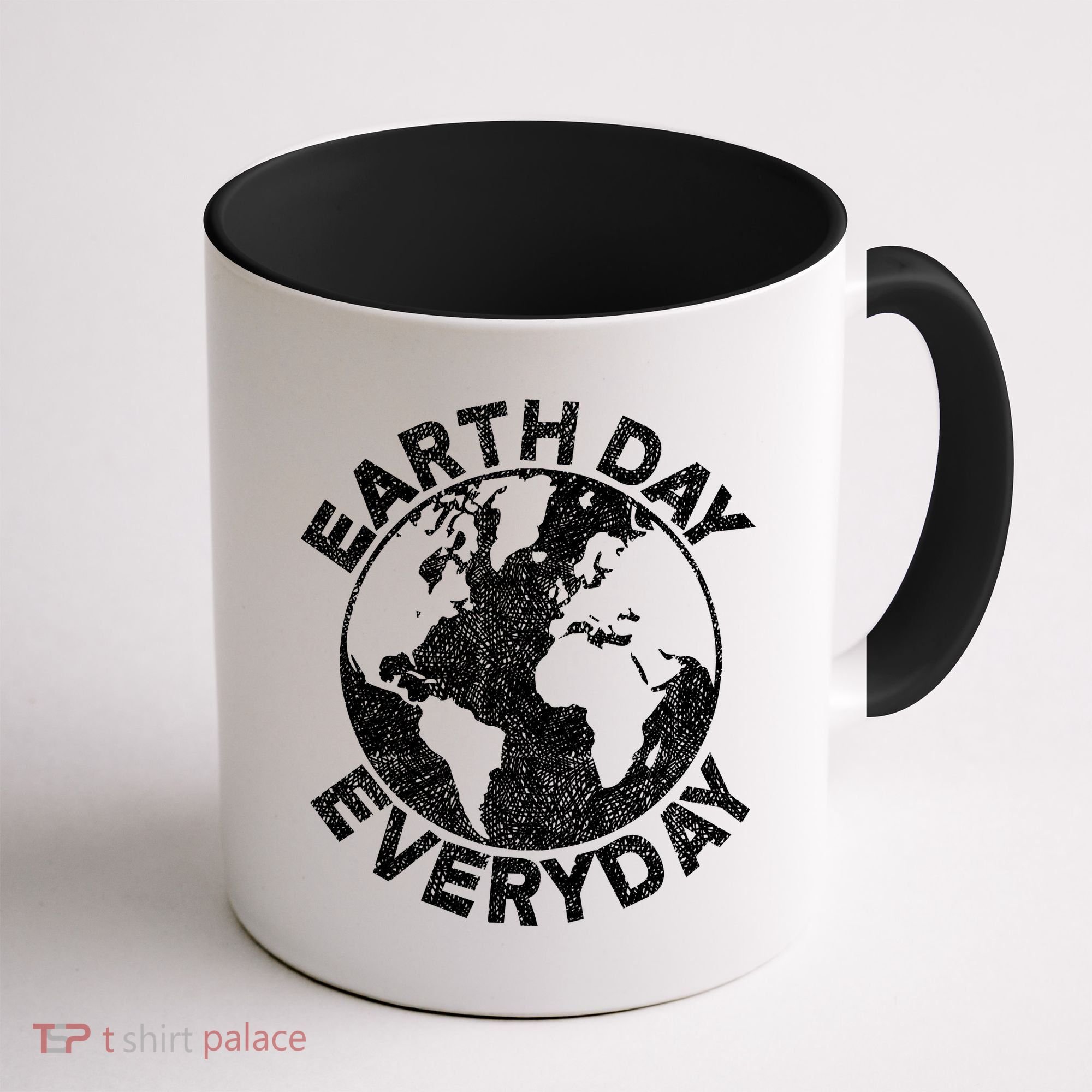 Earth Day Everyday Earth Distressed Coffee Mug