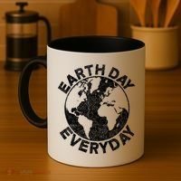 Earth Day Everyday Earth Distressed Coffee Mug thumb 4