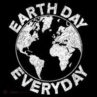 Earth Day Everyday Earth Distressed Ornament thumb 1