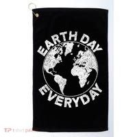 Earth Day Everyday Earth Distressed Golf Towel thumb 0