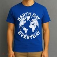 Earth Day Everyday Earth Distressed T-Shirt thumb 3