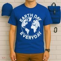 Earth Day Everyday Earth Distressed T-Shirt thumb 6