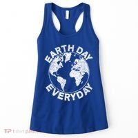 Earth Day Everyday Earth Distressed Women's Tank Top thumb 0