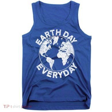 Earth Day Everyday Earth Distressed Tank Top