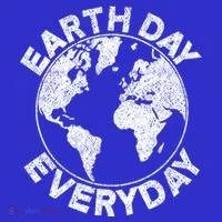 Earth Day Everyday Earth Distressed Women's Long Sleeve Shirt thumb 2