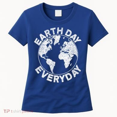 Earth Day Everyday Earth Distressed Women's T-Shirt