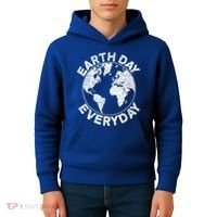 Earth Day Everyday Earth Distressed Kids Hoodie thumb 4