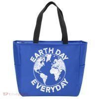 Earth Day Everyday Earth Distressed Tote Bag thumb 0