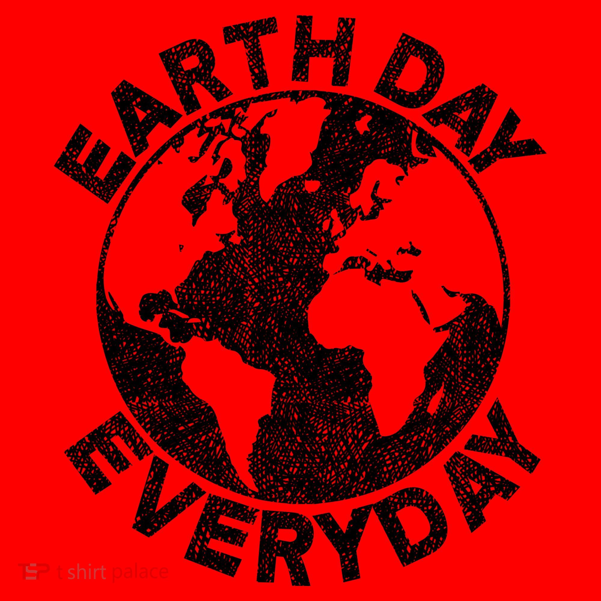 Earth Day Everyday Earth Distressed Santa Hat