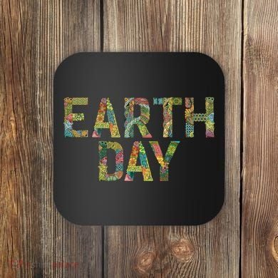 Earth Day Logo Coaster