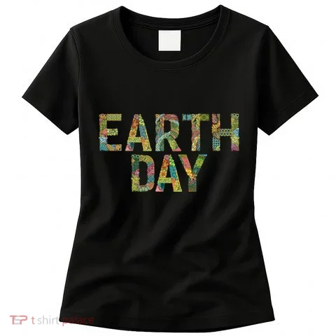 Earth Day Logo Women's T-Shirt in the selected color