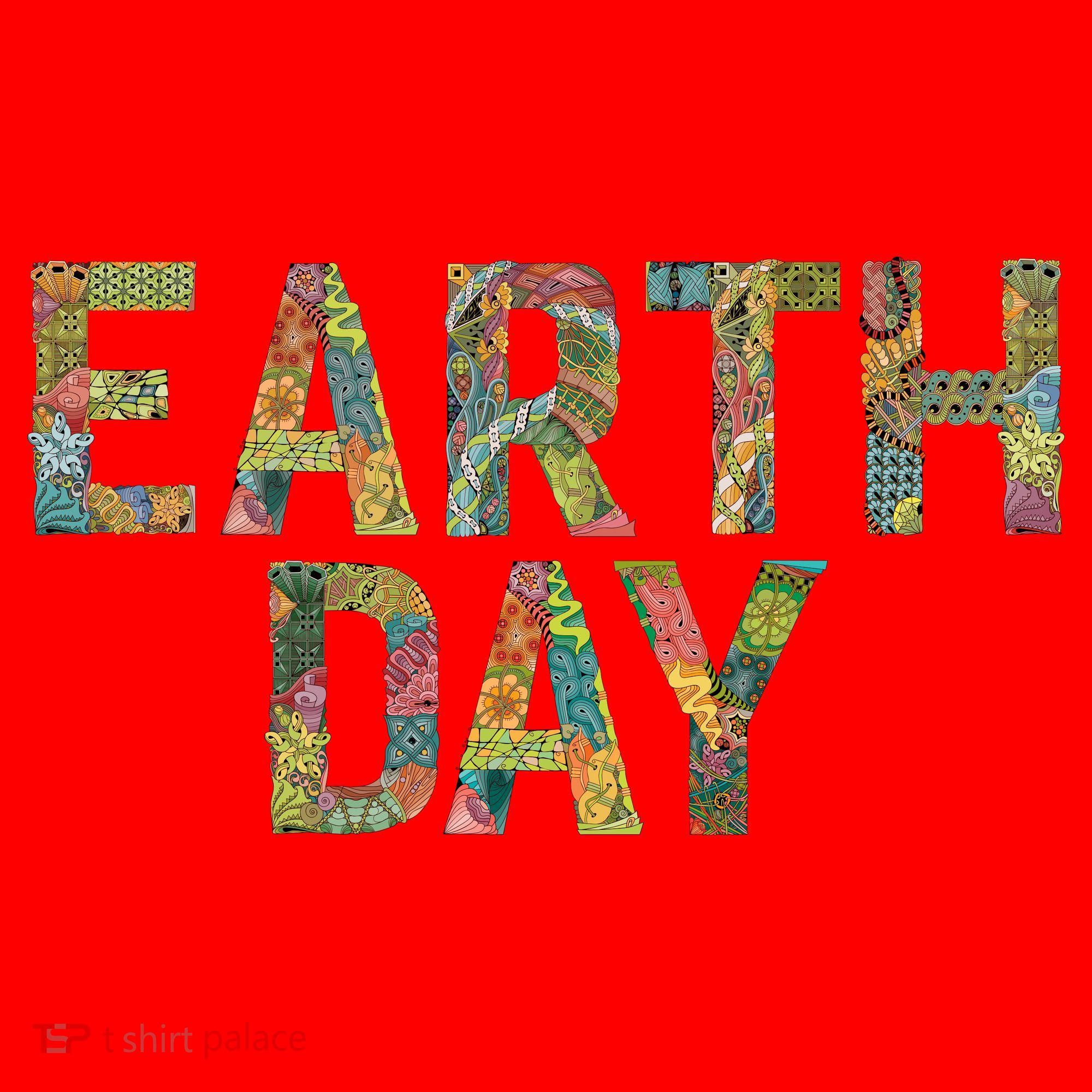 Earth Day Logo Santa Hat