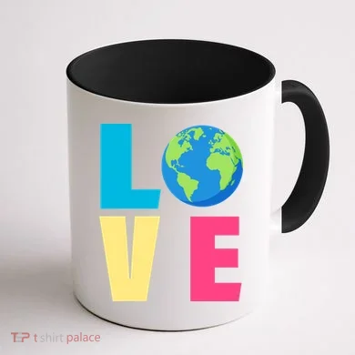Earth Day Love Coffee Mug back