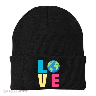 Earth Day Love Beanie