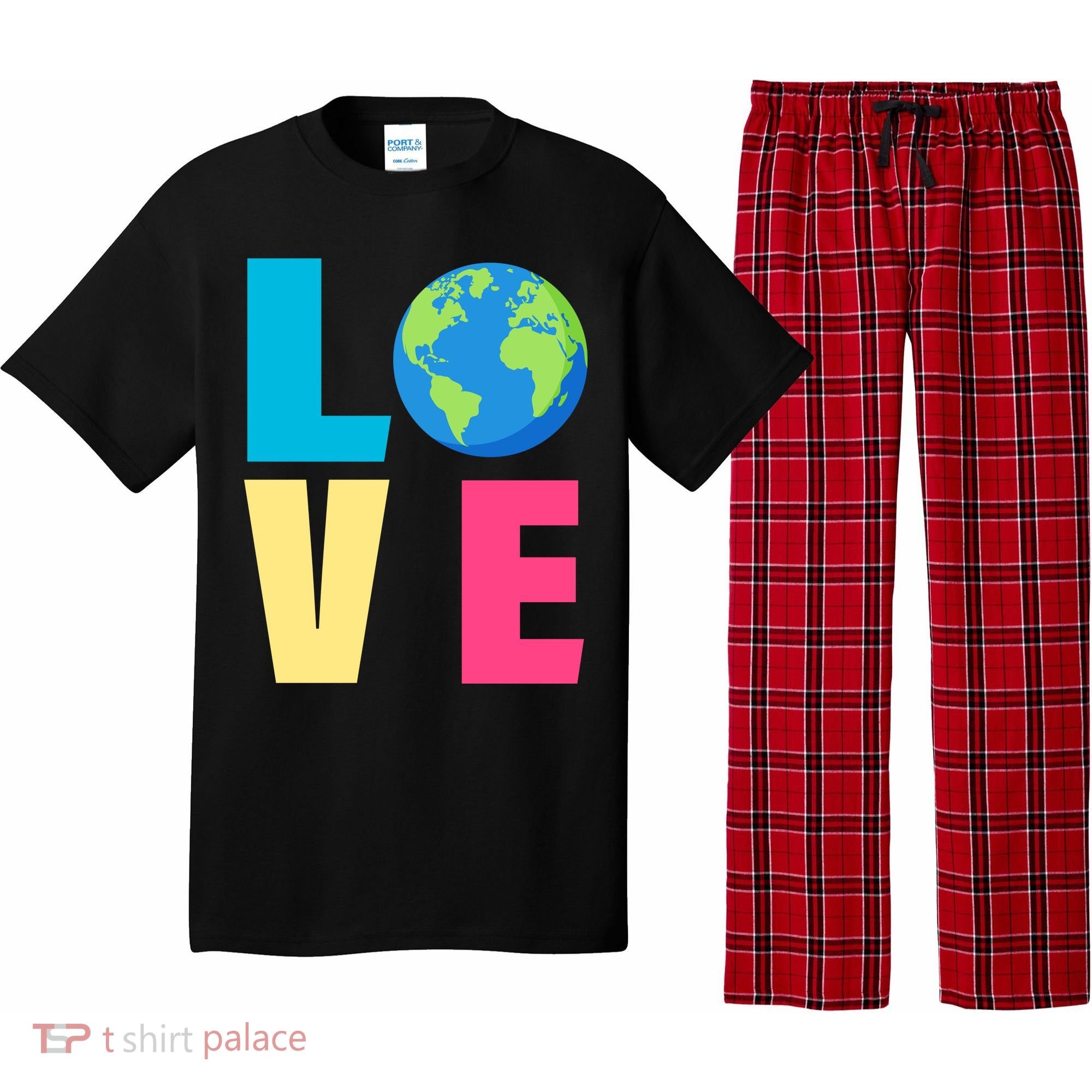 Earth Day Love Pajama Set