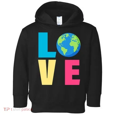 Earth Day Love Toddler Hoodie