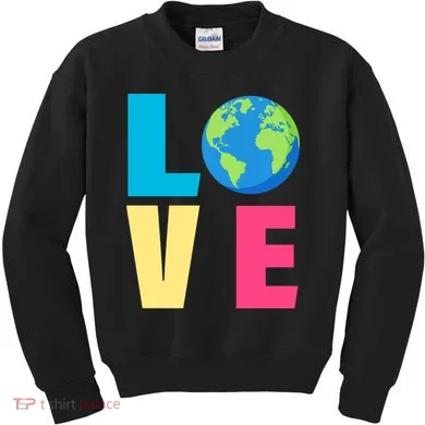 Earth Day Love Kids Sweatshirt