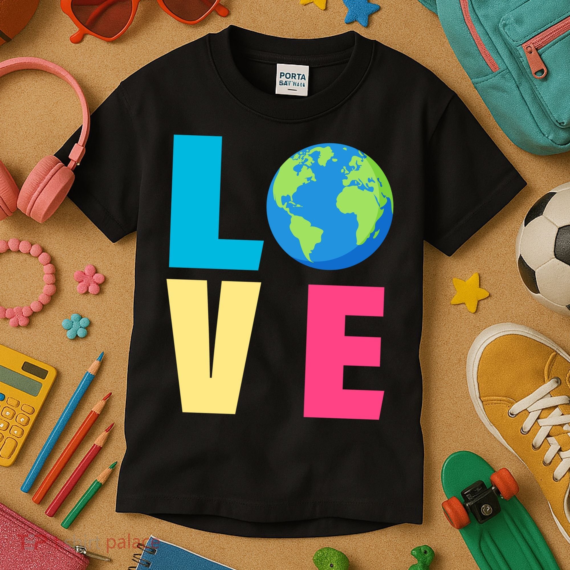 Earth Day Love Kids T-Shirt